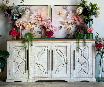 Circle Door Console-Toasted Wheat™/Sandstone