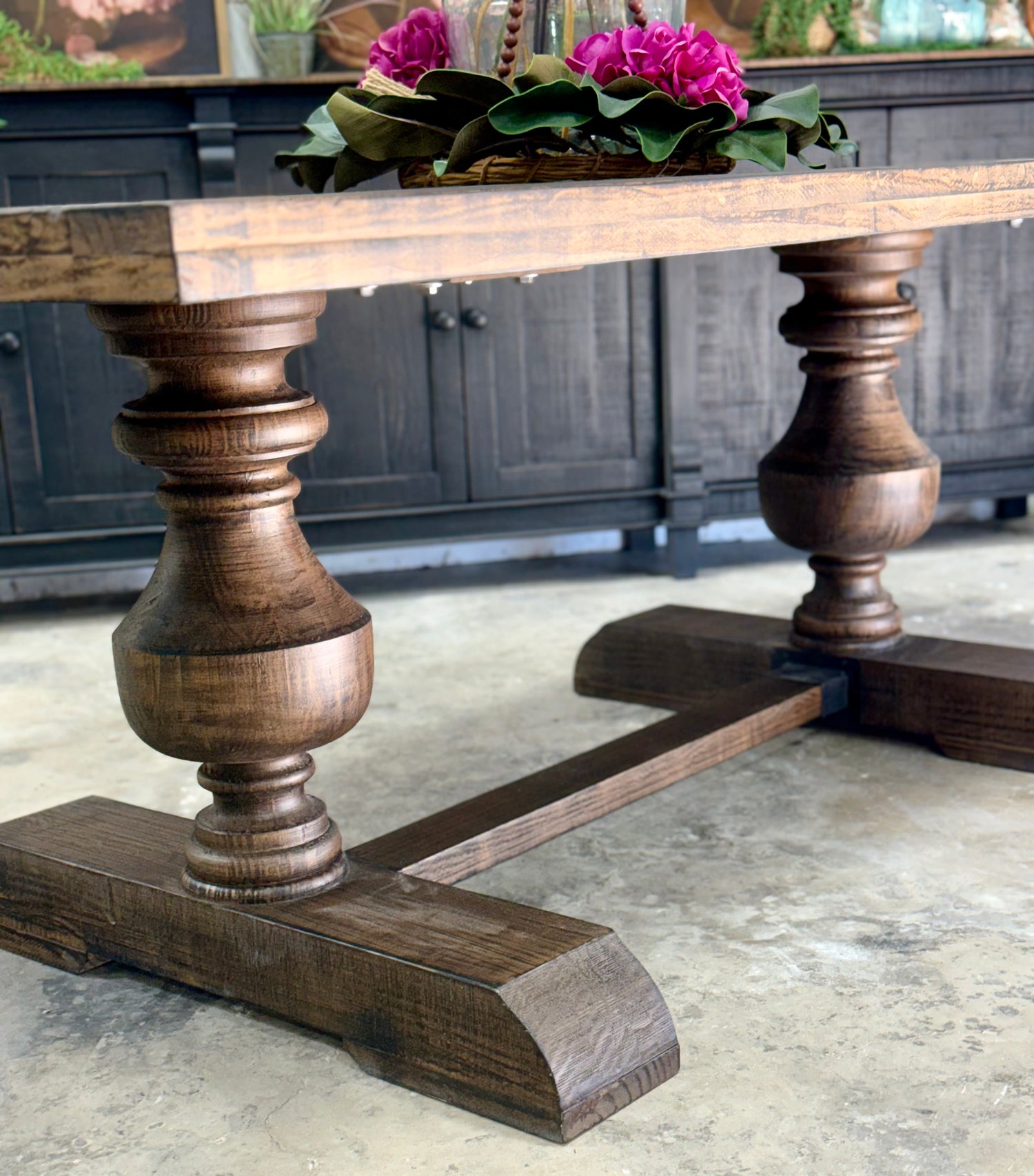 Hannah 7 Foot Dining Table Set With Chairs-Honeywood™