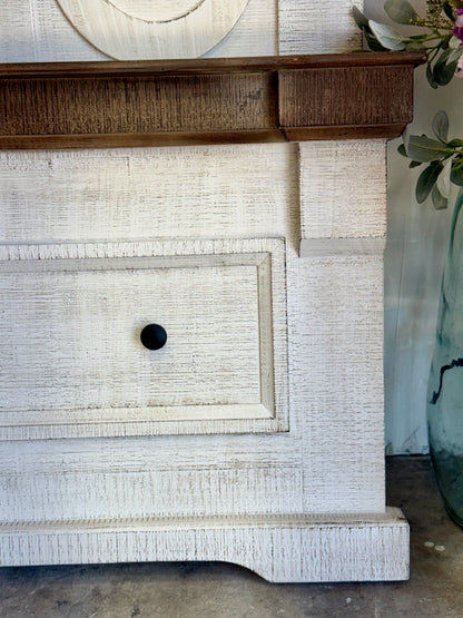 Harper Curved King-White Wheat/Honeywood™