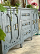 Cora Console-Blue Haze/Gold