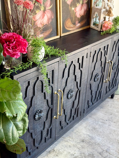Celeste 4 Door console- Deep Blue/Gold