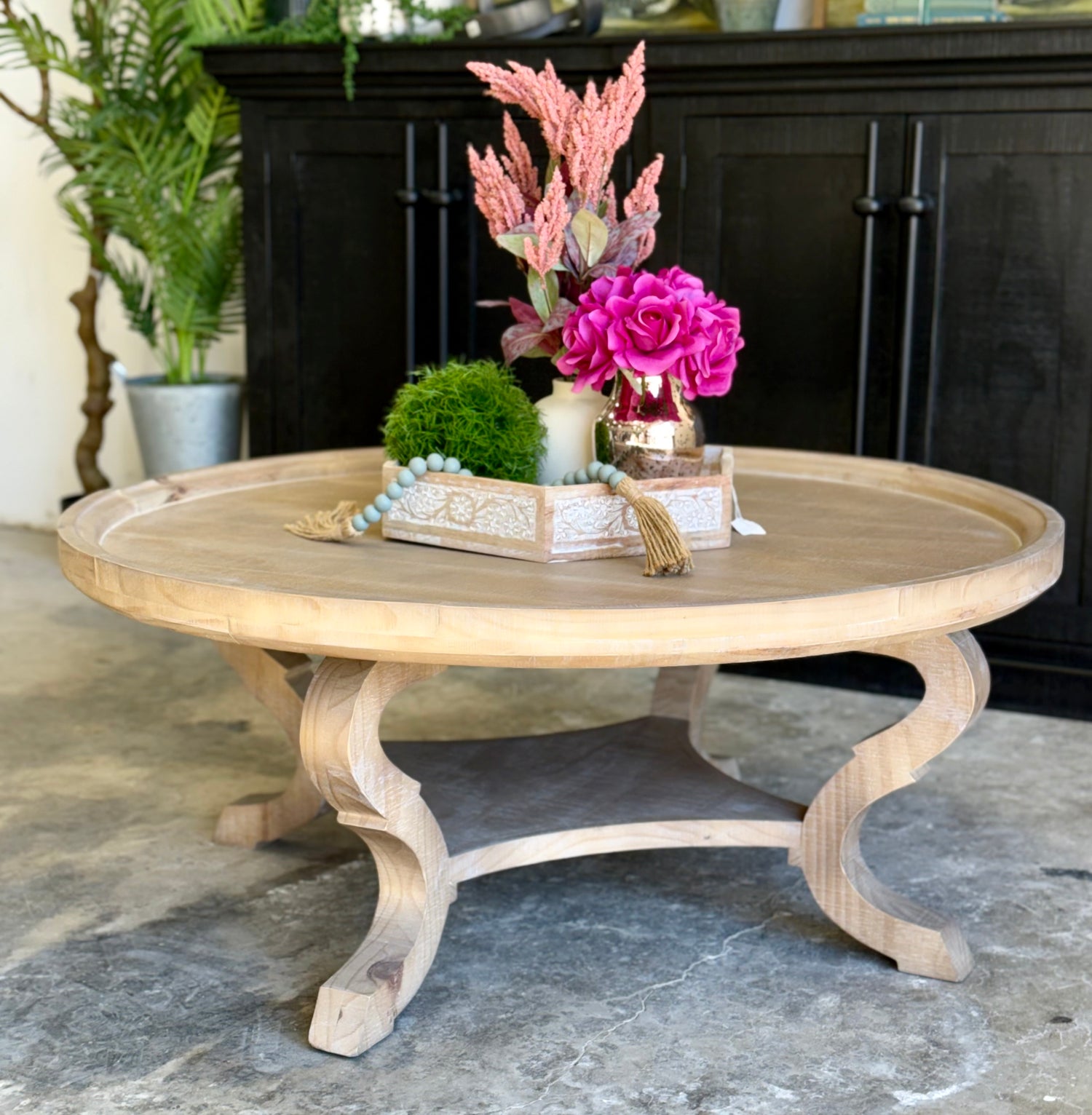 Delaney Round Coffee Table-Soft Drift