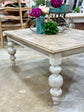 Sophie Coffee Table-White Wheat/Sandstone