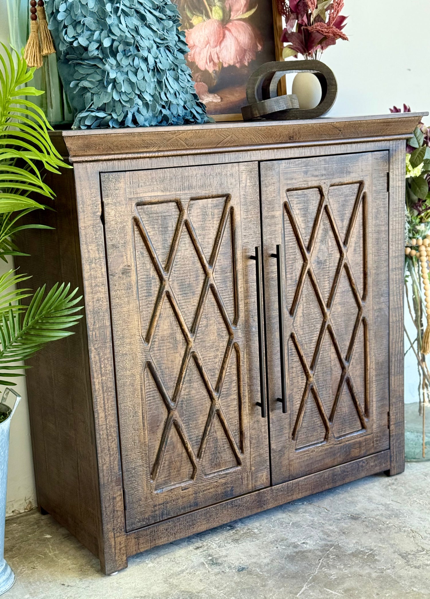 Grace 2 Door Cabinet-Honeywood