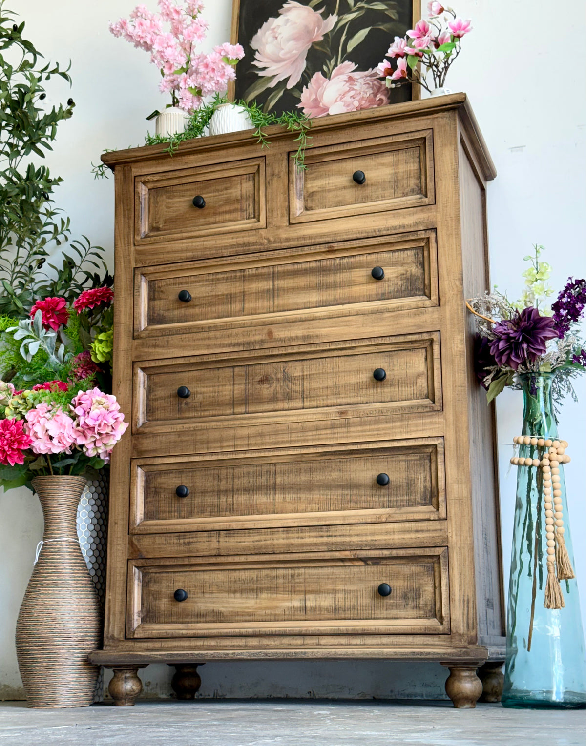 Adele Chest of Drawers-Timber™