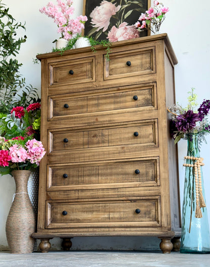 Adele Chest of Drawers-Timber™