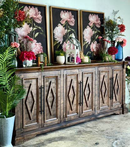 Chloe 6 Door Console-Honeywood