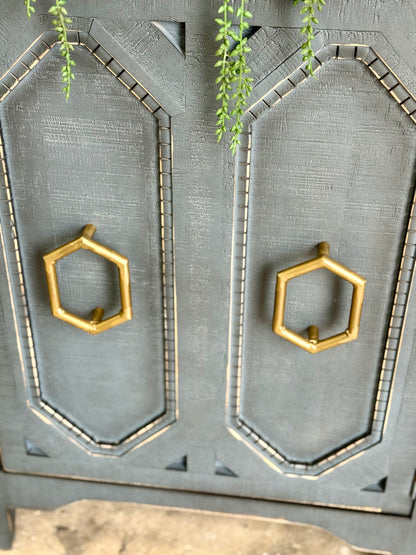 Cora Console-Blue Haze/Gold™