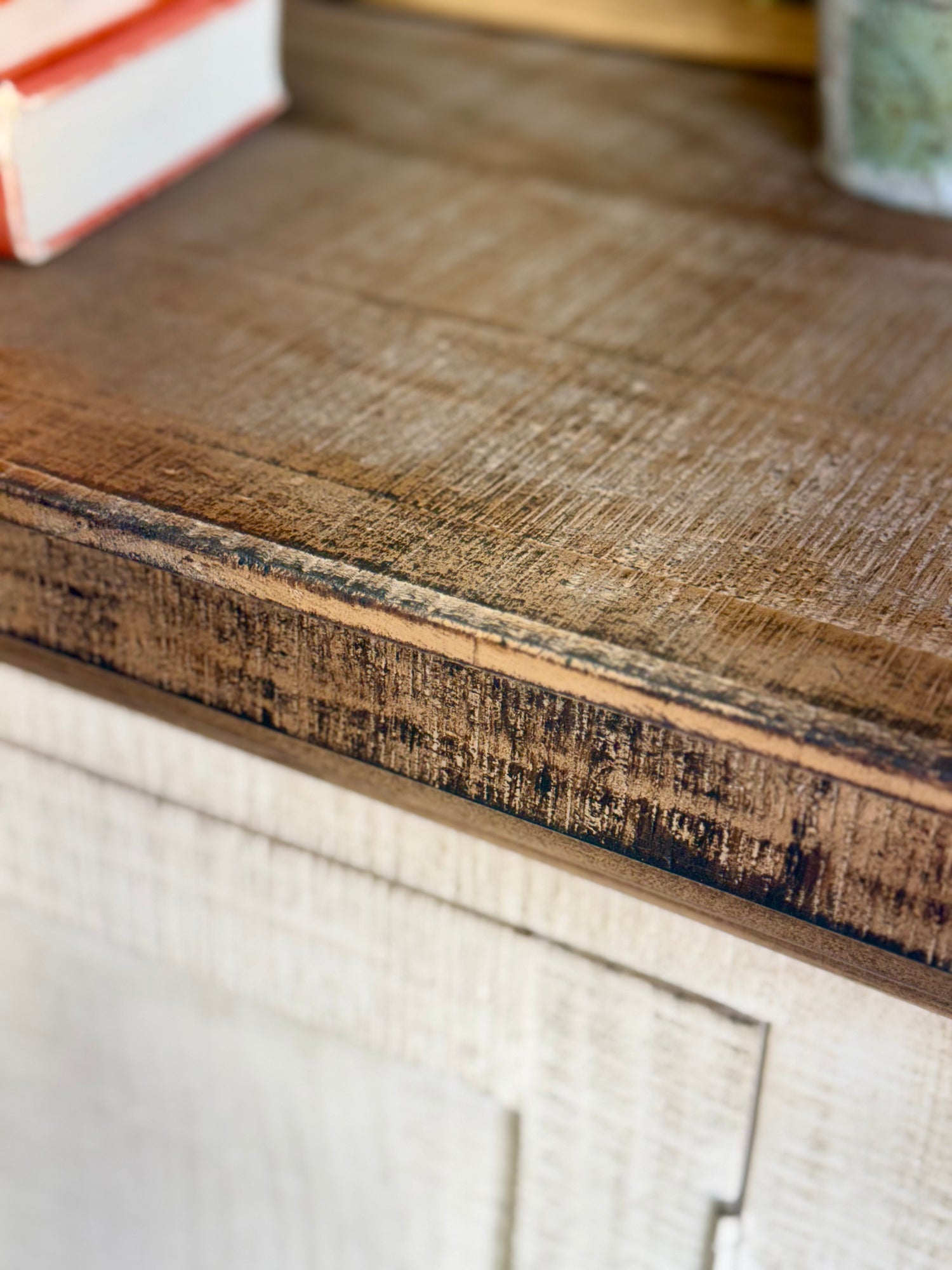 Kylie Console-White Wheat/Honeywood™