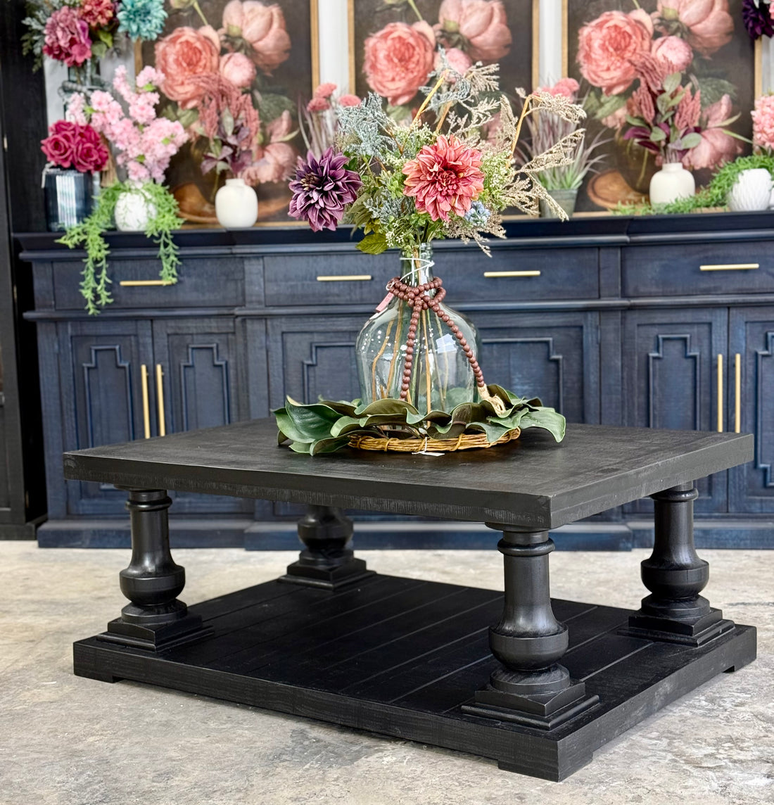 Brooklyn Coffee Table-Handrubbed Black