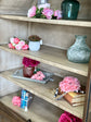 Rose Domed Vitrine-Honeywood/Dove