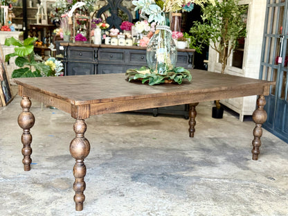 Sophie 7 Foot Honeywood™ Dining Table Set With Chairs