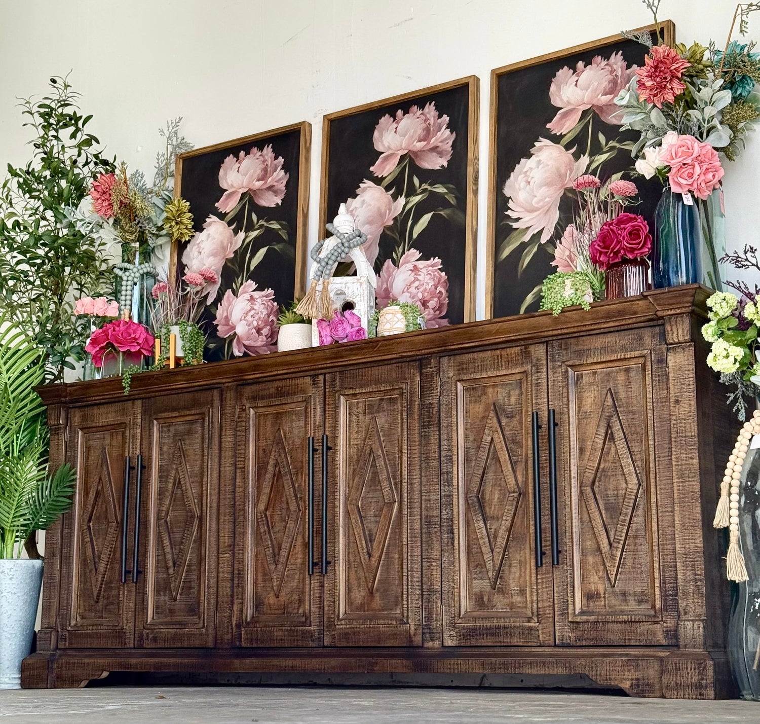 Chloe 6 Door Console-Honeywood