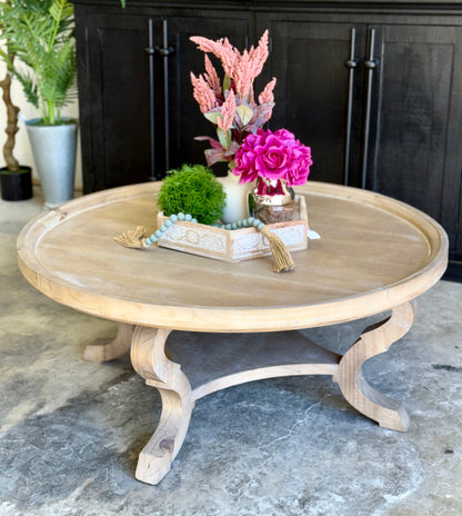 Delaney Round Coffee Table-Soft Drift