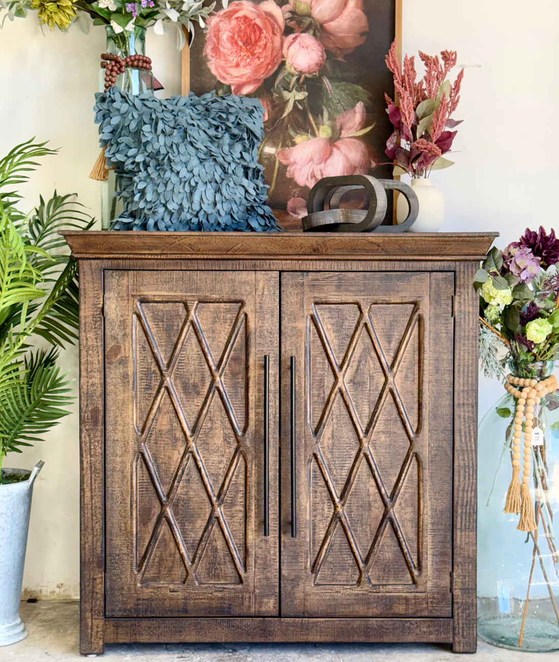 Grace 2 Door Cabinet-Honeywood