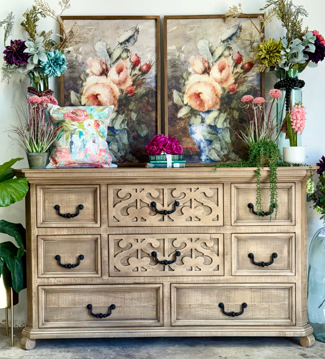 Harper Dresser- Cappuccino