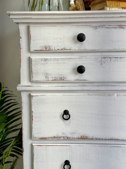 Delaney Chest of Drawers-Whisper White