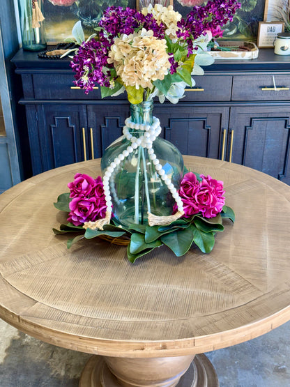 Clara 47" Round Dining Table-Cappuccino