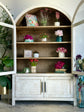 Rose Domed Vitrine-Toasted Wheat/Cappuccino