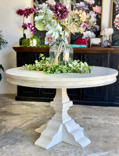 Callie 48&quot; Round Table-White Wheat