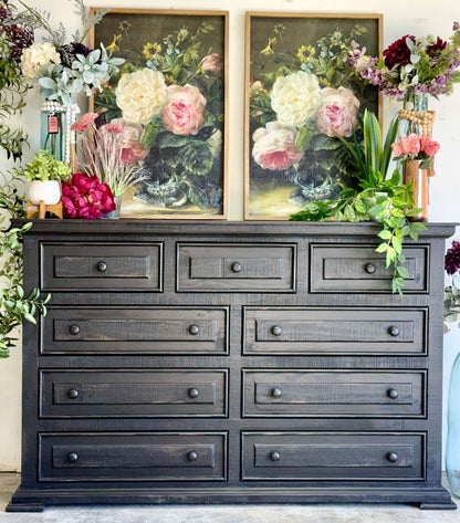 Charlotte Dresser-Handrubbed Black