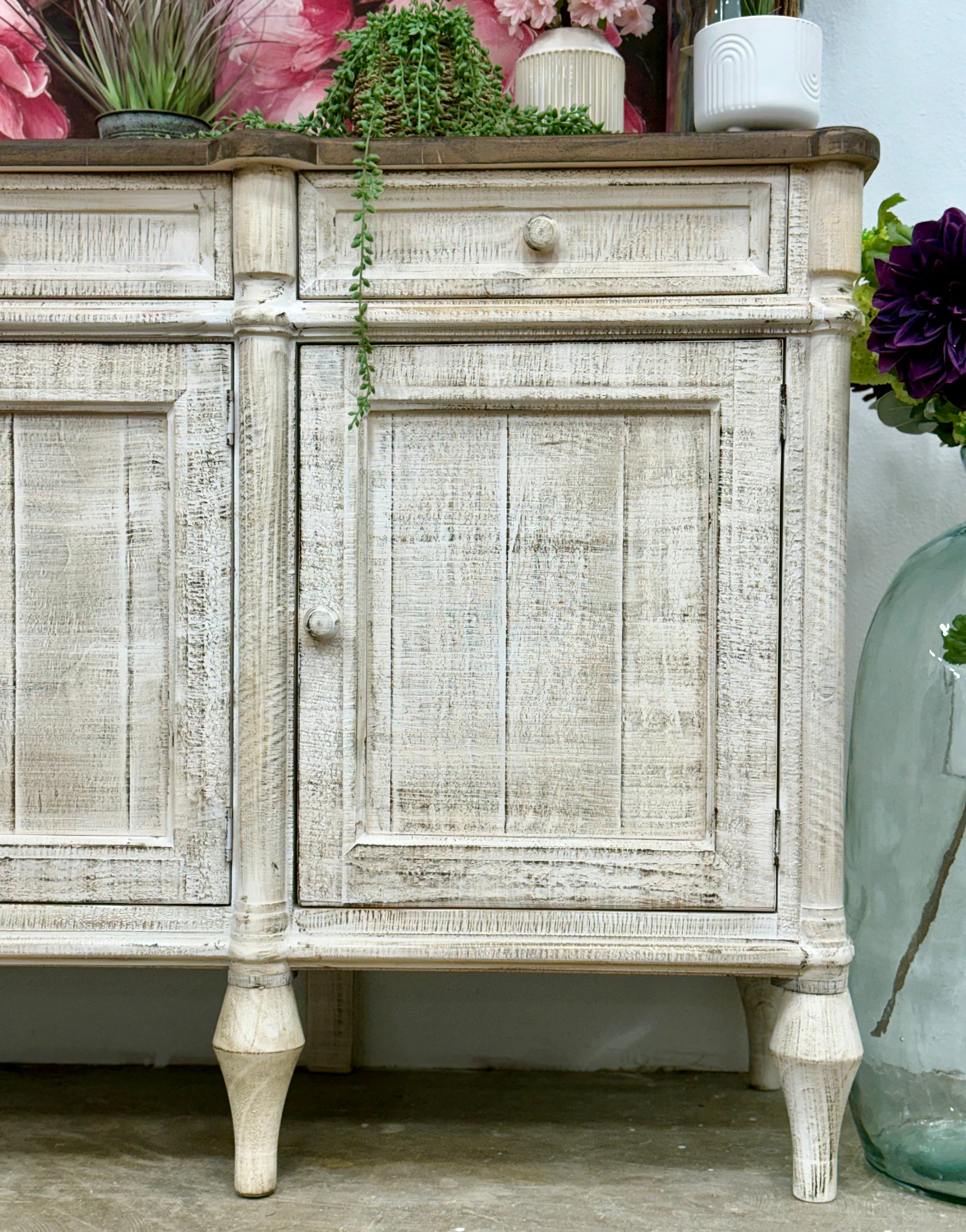 Celine 4 Door Console-Toasted Wheat/Honeywood™