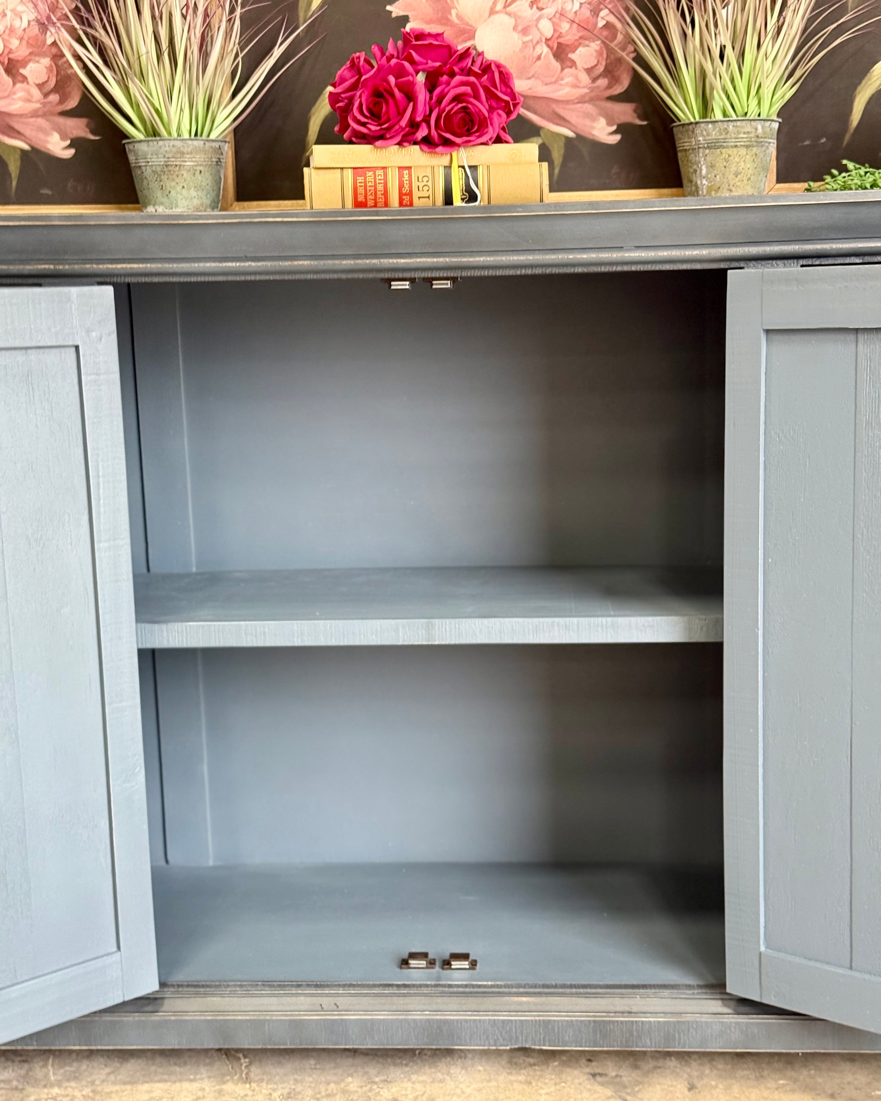 Chloe 6 Door Console-Blue Haze™