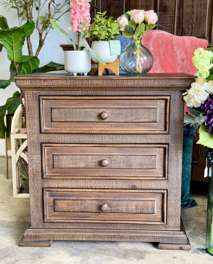 Charlotte 3-Drawer Nightstand-Honeywood™