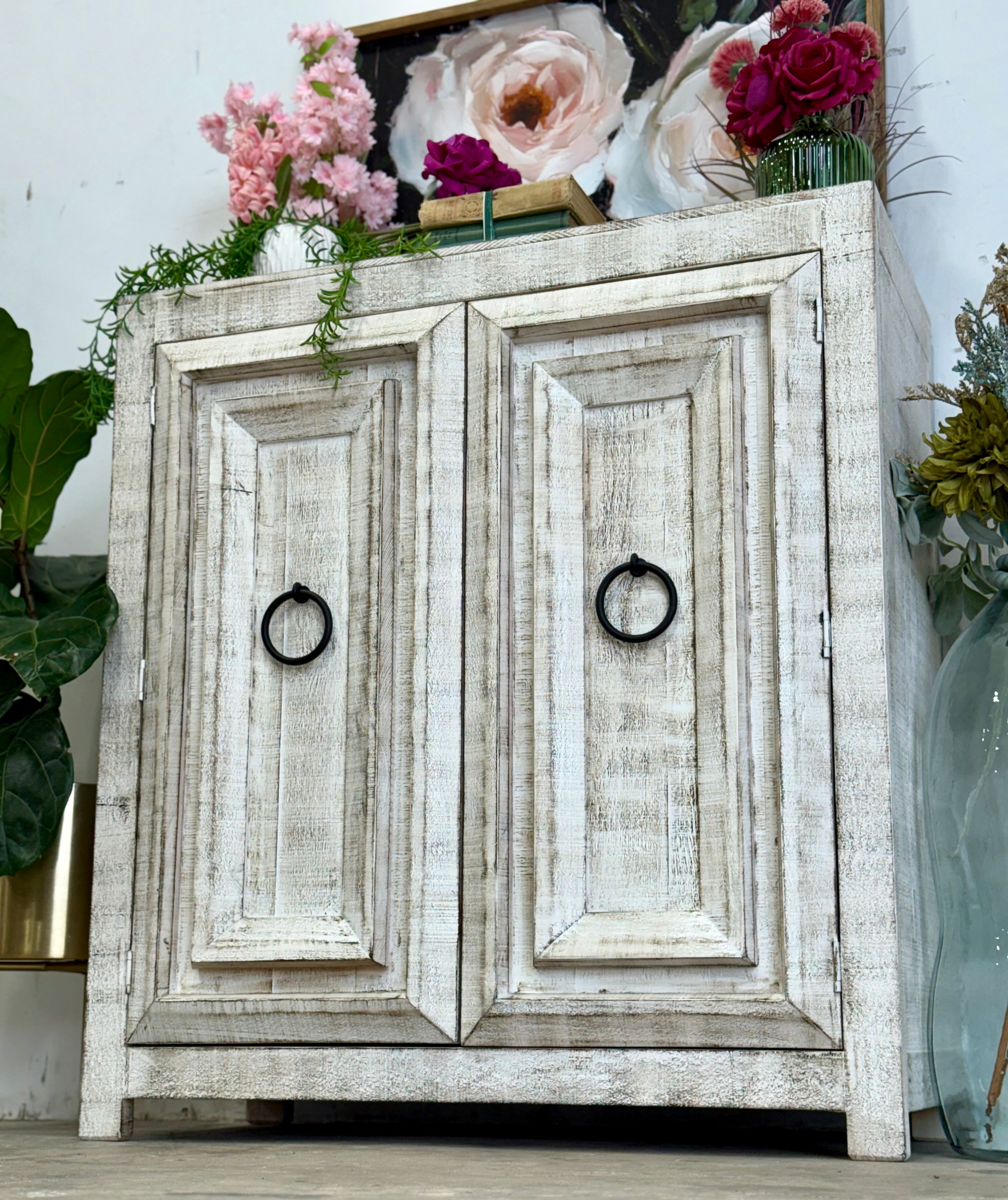 Imperial 2 Door Cabinet- Toasted Wheat