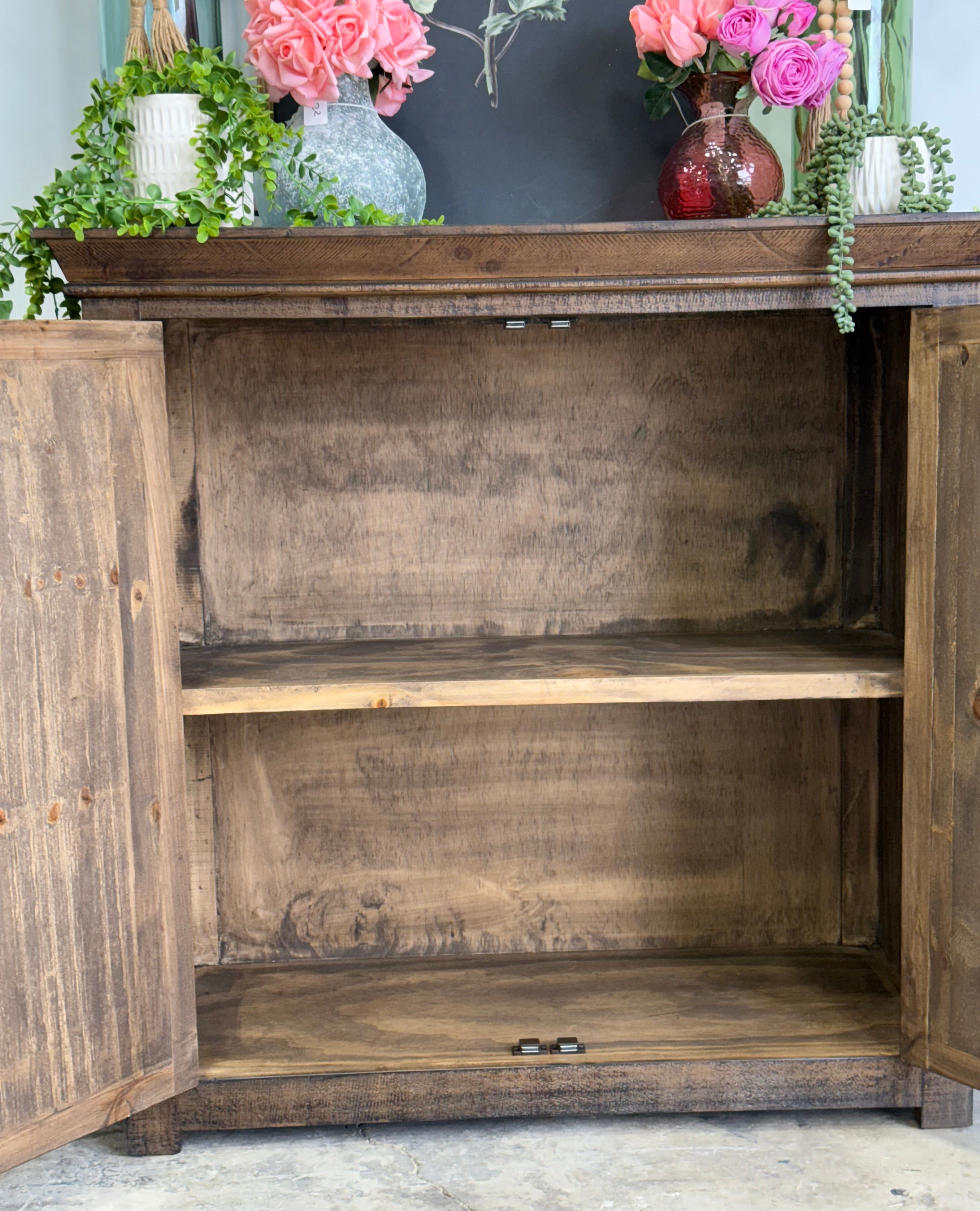 Grace 2 Door Cabinet-Pecan