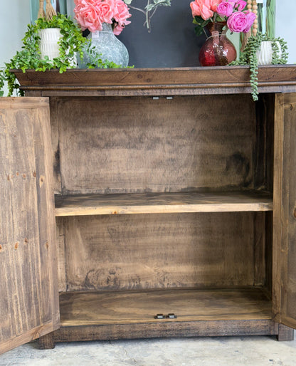 Grace 2 Door Cabinet-Pecan