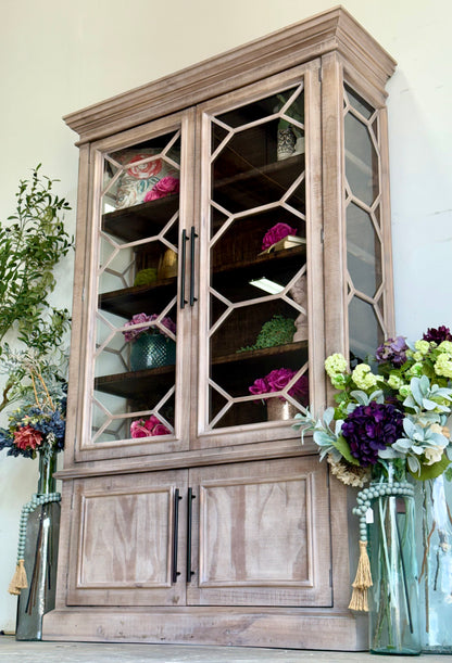 Eden Vitrine-Soft Drift/Honeywood™