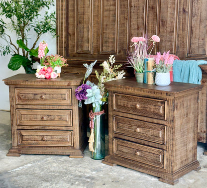 Charlotte 3-Drawer Nightstand-Light Honeywood™