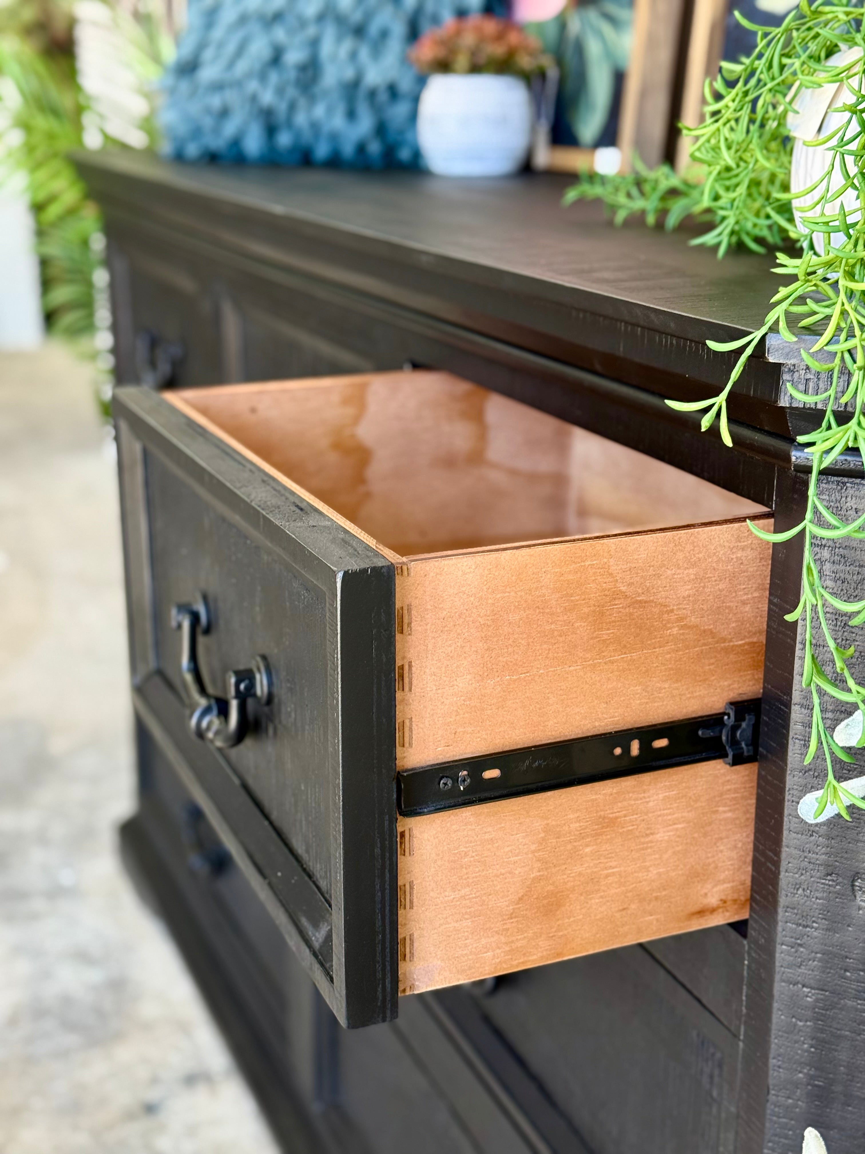 Willow Dresser-Handrubbed Black