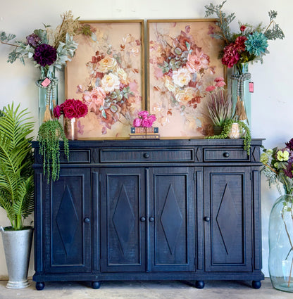 Julia 4 Door Console-Deep Blue