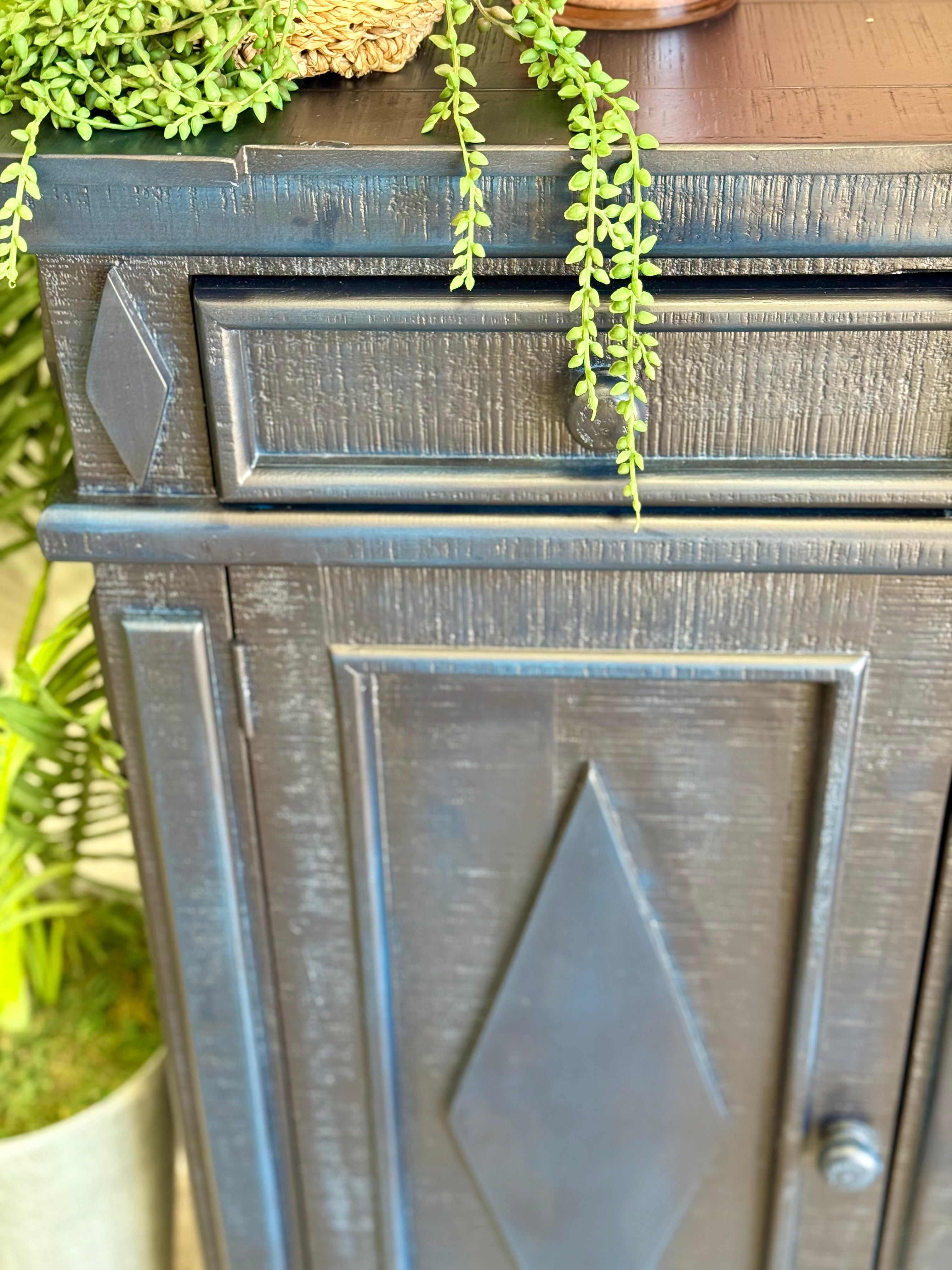 Julia 4 Door Console-Deep Blue
