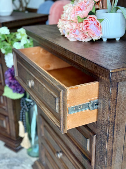 Charlotte 4 Drawer Oversized Nightstand-Honeywood™
