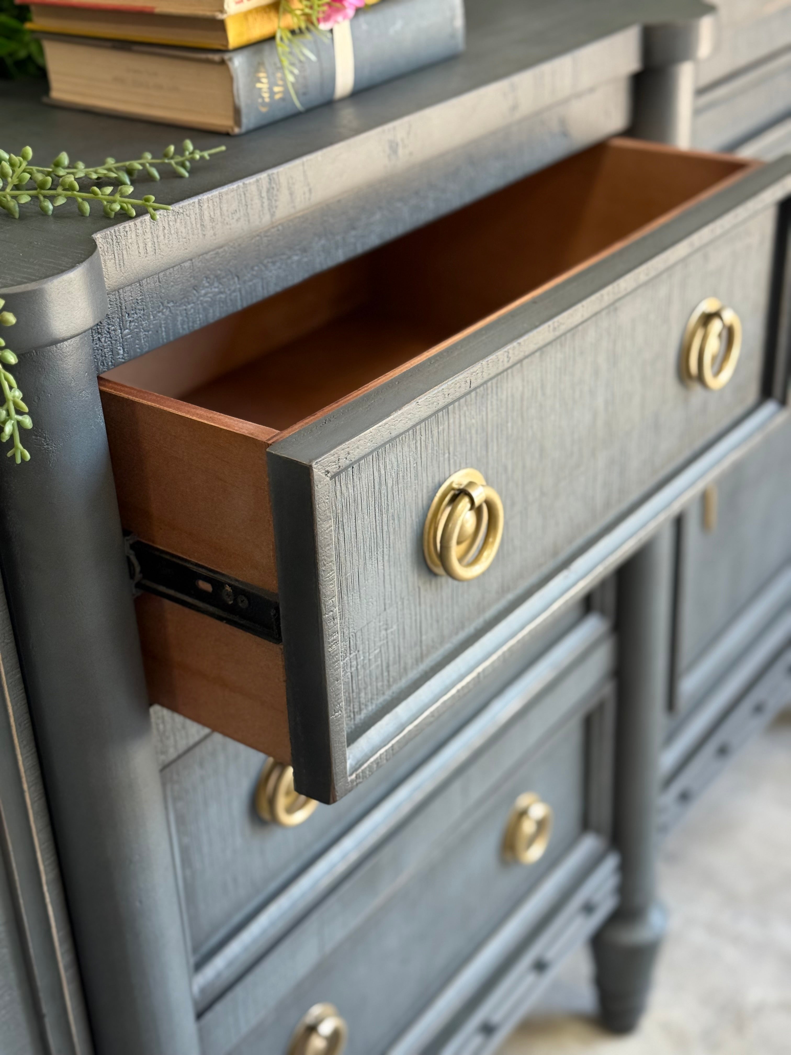 Juliette Console-Blue Haze™/Gold
