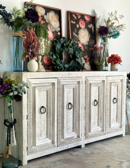 Imperia 4 Door Console-Toasted Wheat