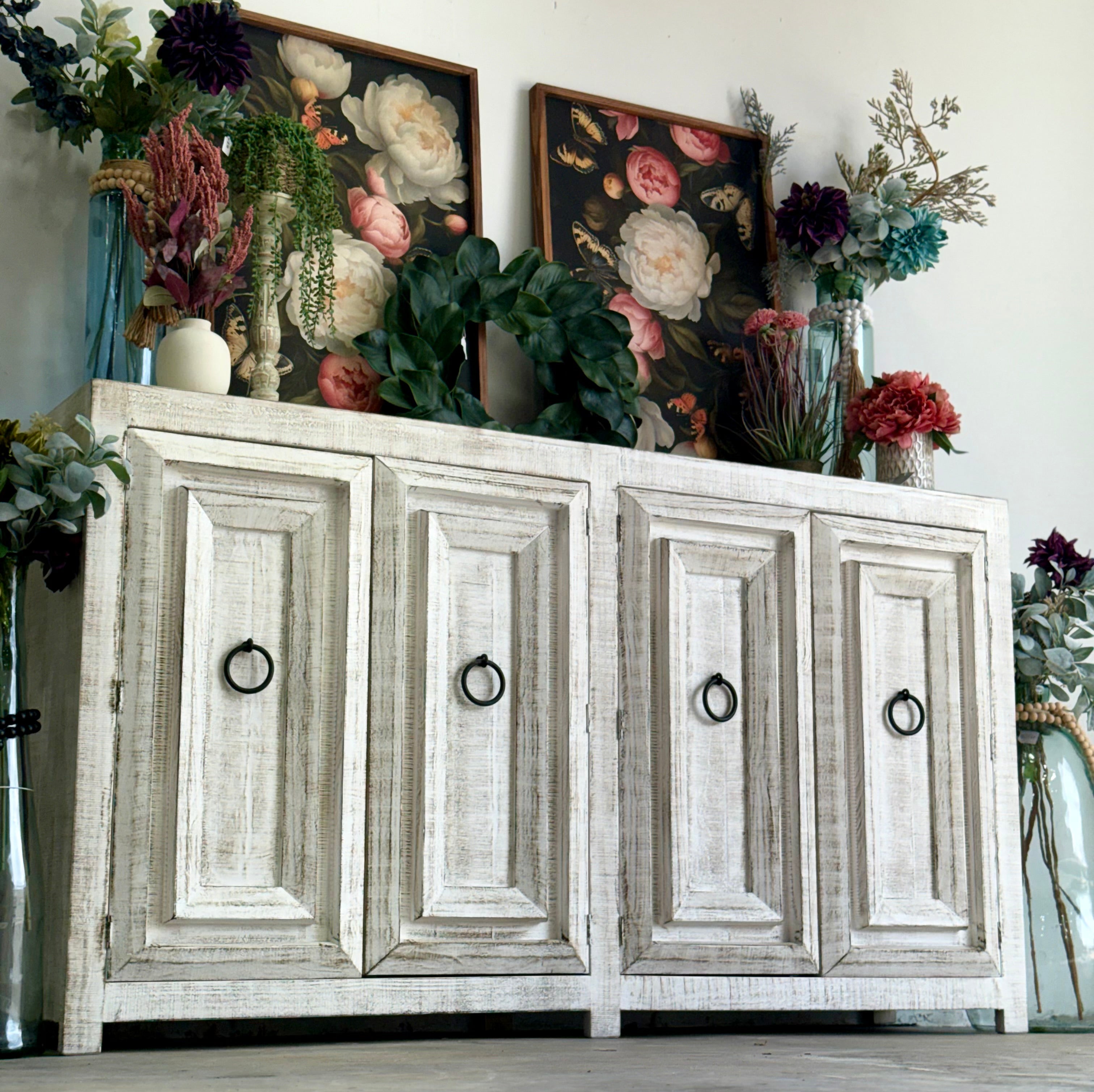 Imperia 4 Door Console-Toasted Wheat