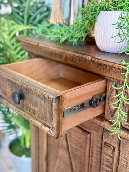 Julia 4 Door Console-Honeywood