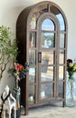 Claire Dome Vitrine- Honeywood/Dove