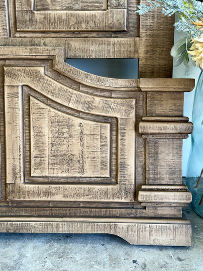 Eden King Bed-Sandstone