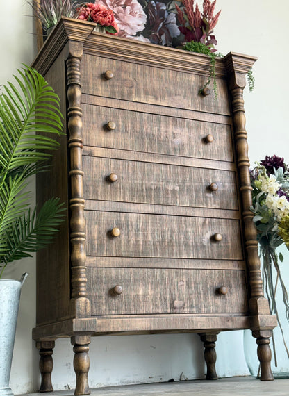 Madison Chest of Drawers-Timber