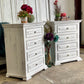Charlotte 4 Drawer Oversized Nightstand-Whisper White