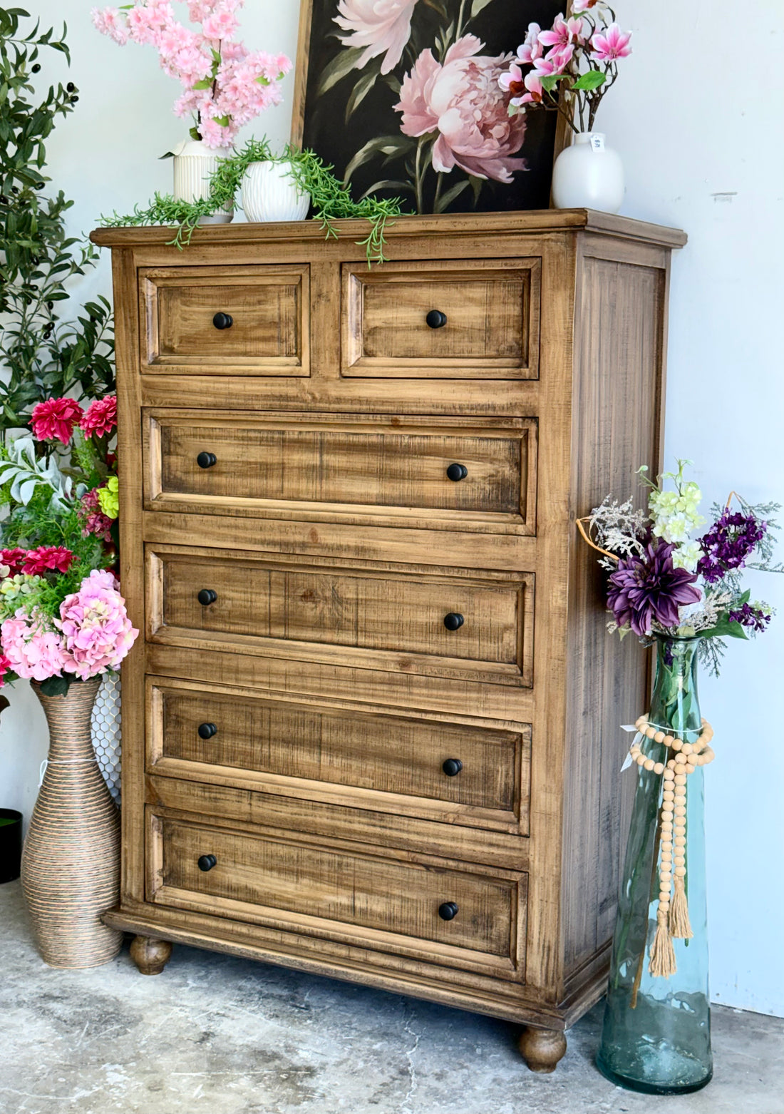 Adele Chest of Drawers-Timber™