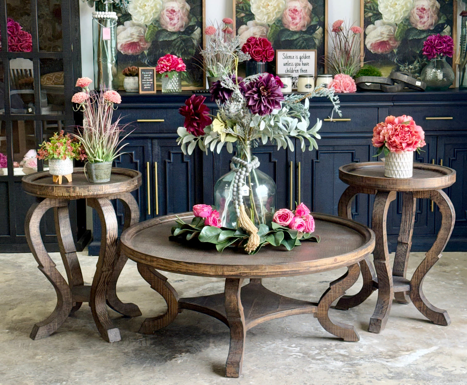 Delaney Round Coffee Table-Honeywood™