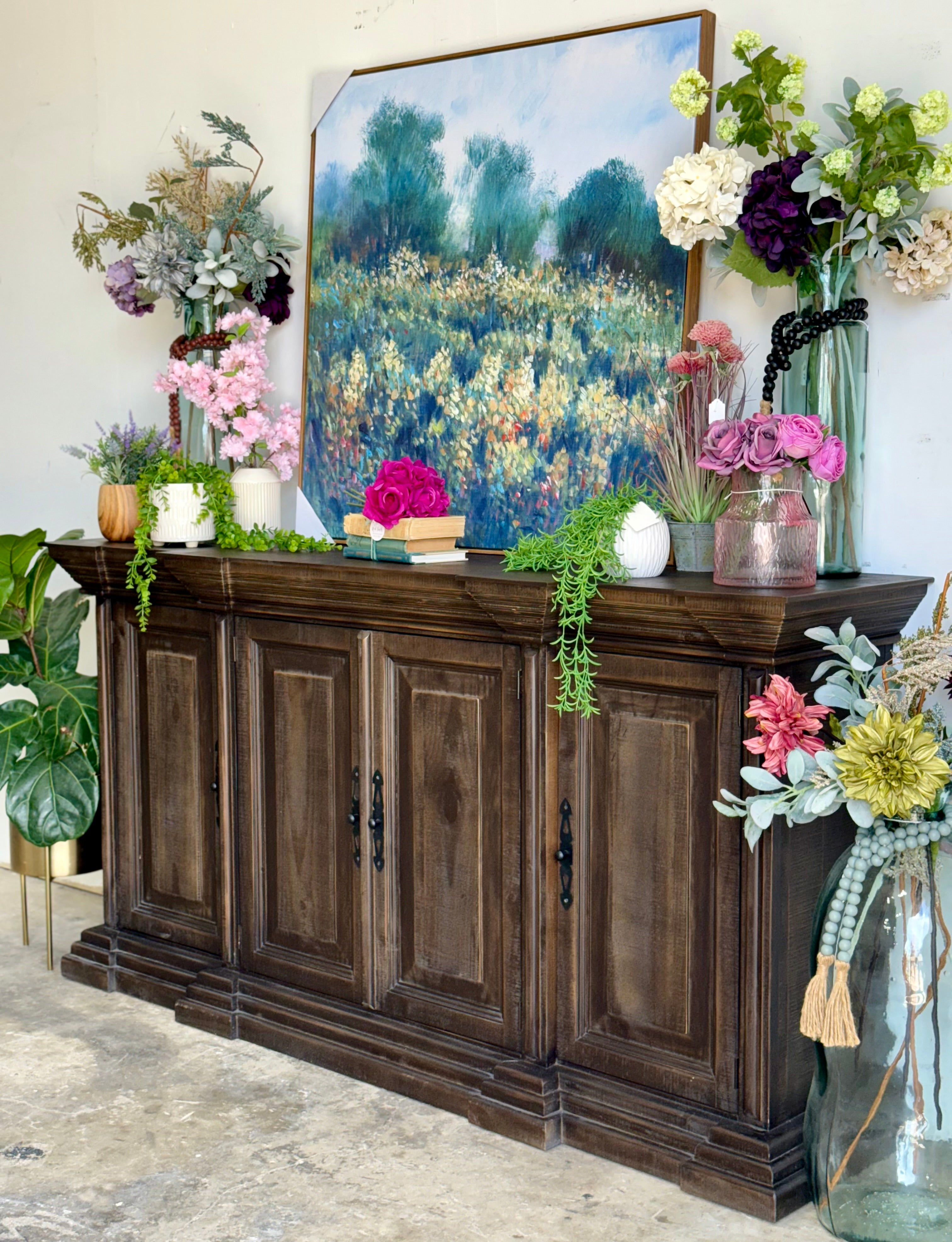 Brianna 4 Door Console-Cinderwood™