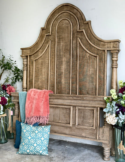 Madison Queen Bed-Sandstone