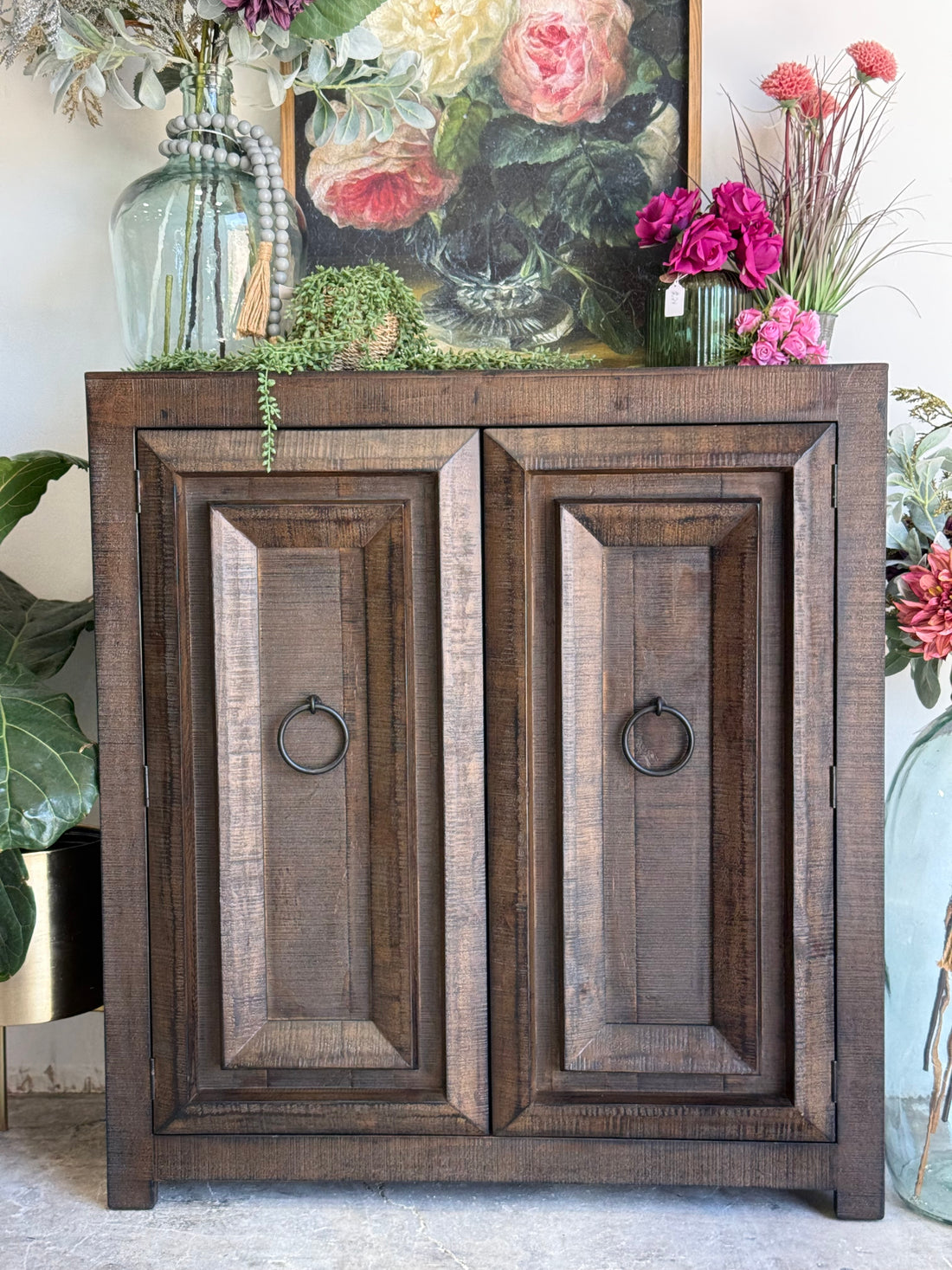 Imperial 2 Door Cabinet- Honeywood